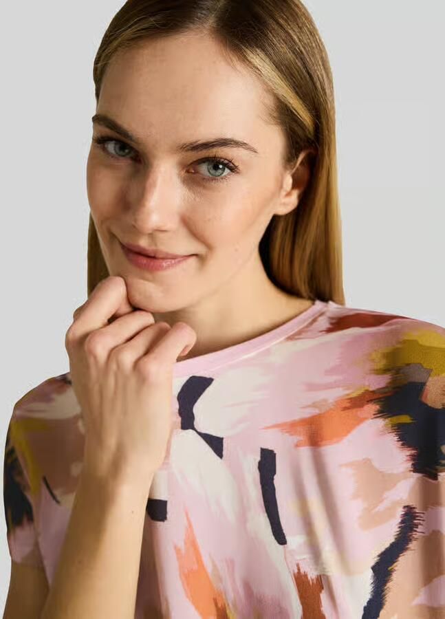Tom Tailor relaxed fit T-shirt van viscose