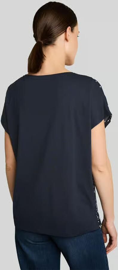 Tom Tailor relaxed fit T-shirt van viscose - Foto 3