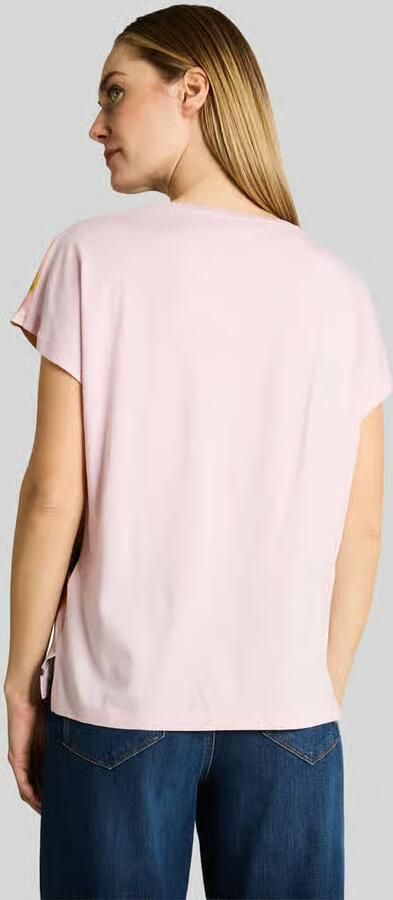 Tom Tailor relaxed fit T-shirt van viscose - Foto 2
