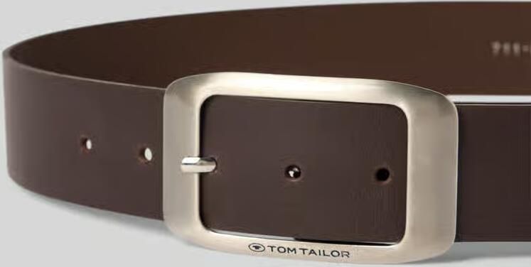 Tom Tailor Leren riem TTAMY 4 cm brede damesriem modieus veelzijdig - Foto 4