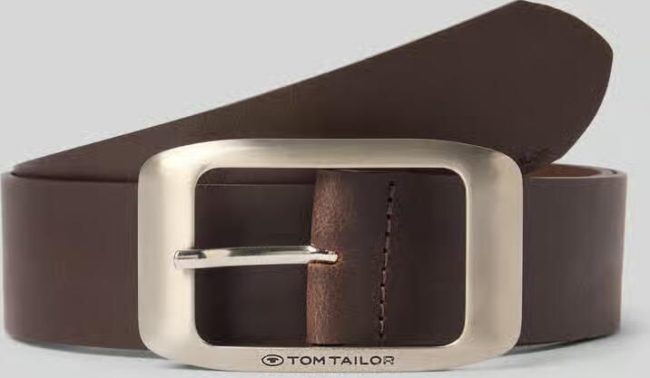Tom Tailor Leren riem TTAMY 4 cm brede damesriem modieus veelzijdig - Foto 3