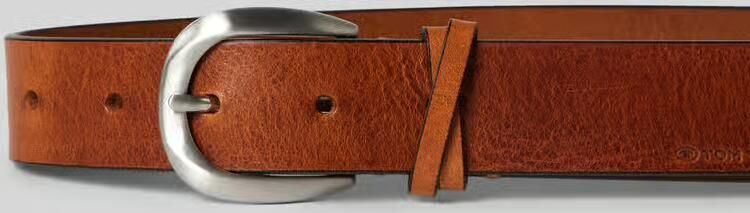 Tom Tailor Leren riem TTNANCY 3 cm brede damesriem modieus klassiek 100% leer - Foto 2