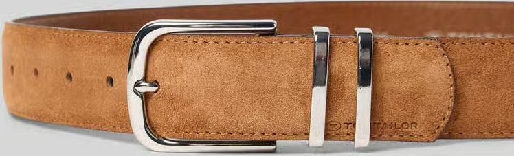 Tom Tailor Synthetische riem TTMILLIE Suède met sierstiksels – 3 5 cm breed - Foto 3