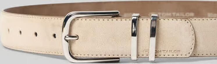 Tom Tailor Synthetische riem TTMILLIE Suède met sierstiksels – 3 5 cm breed - Foto 3