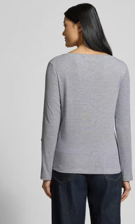 Tom Tailor Serafinoshirt met lange mouwen en streepmotief - Foto 3