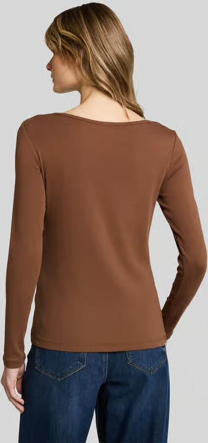 Tom Tailor Shirt met lange mouwen met boothals - Foto 2