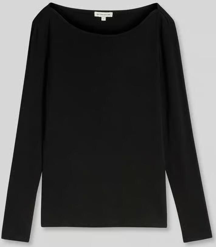Tom Tailor Shirt met lange mouwen met boothals