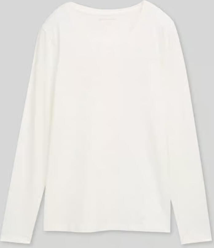 Tom Tailor Shirt met lange mouwen met logo-opschrift