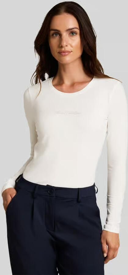 Tom Tailor Shirt met lange mouwen met logo-opschrift - Foto 2