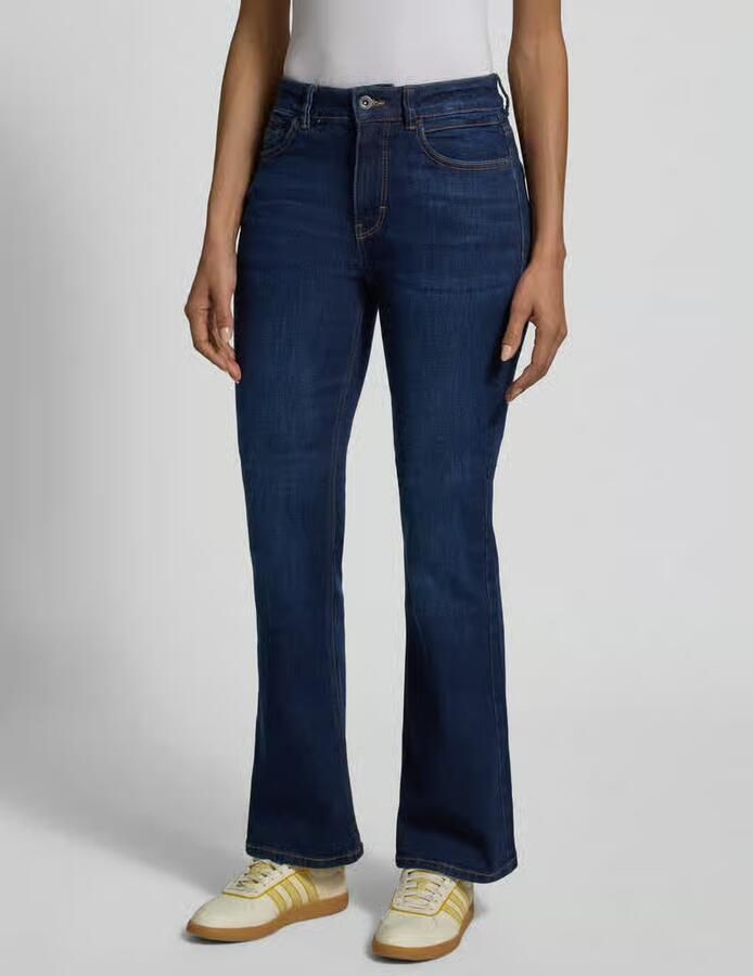 Tom Tailor Slim fit Bootcut Jeans van katoenmix Model 'STELLA' - Foto 3