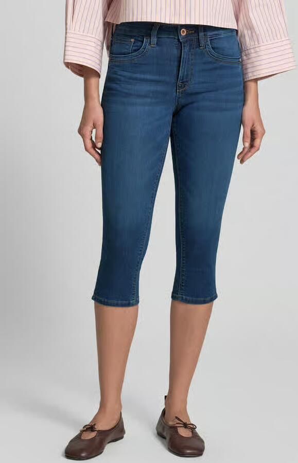 Tom Tailor Slim fit capri-jeans van katoenmix - Foto 3