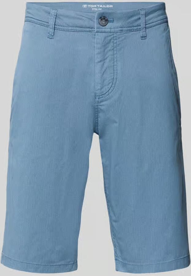 Tom Tailor slim fit chino-shorts van katoenmix - Foto 2