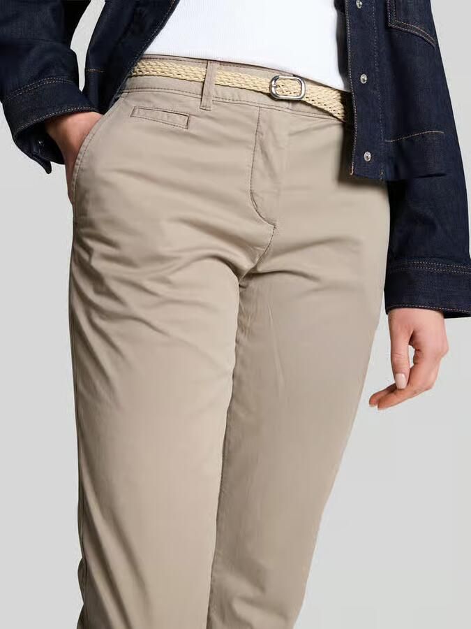 Tom Tailor slim fit chino van katoenmix