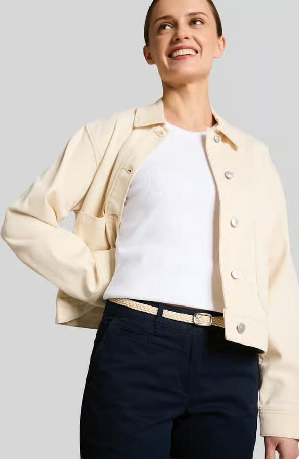 Tom Tailor slim fit chino van katoenmix