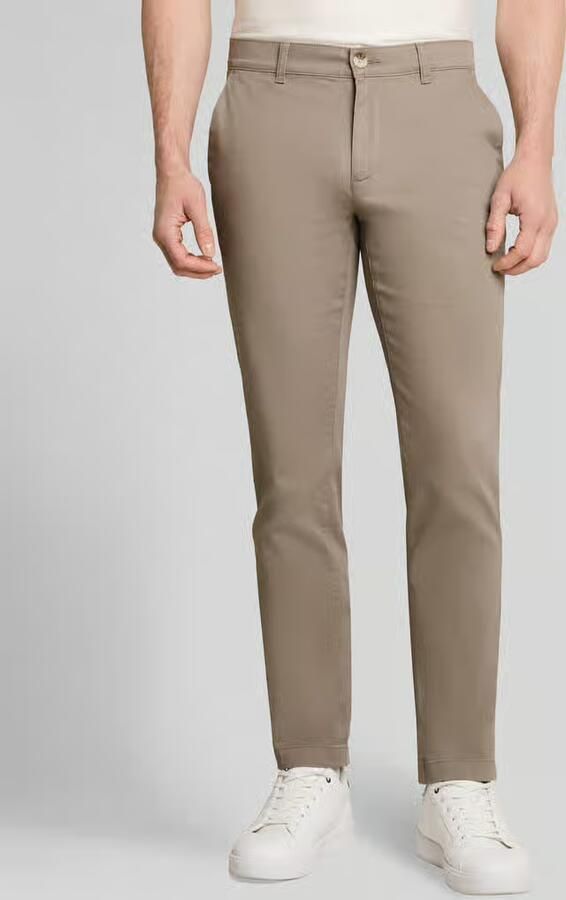 Tom Tailor Slim fit chino van katoenmix model 'TRAVIS'