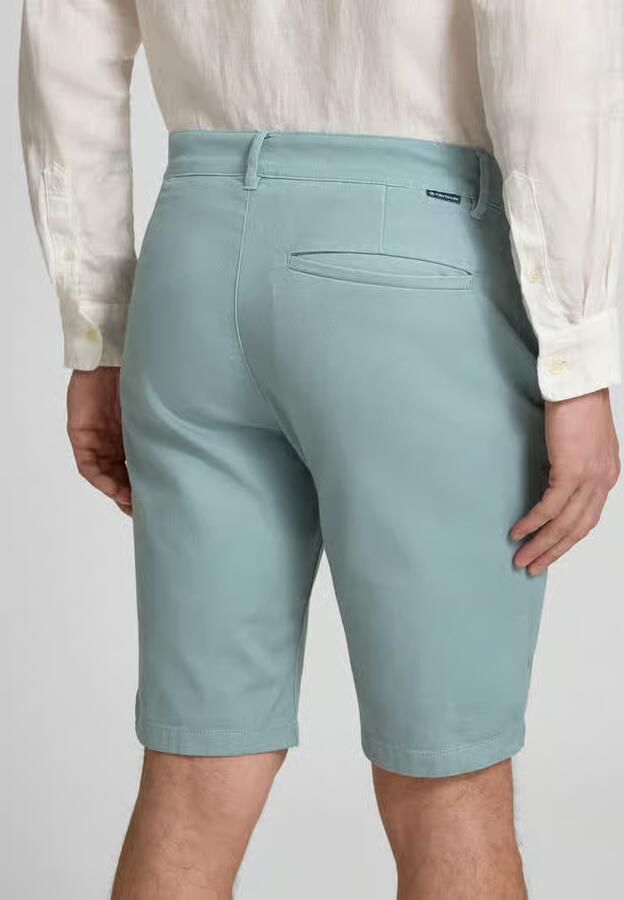 Tom Tailor slim fit chinobermuda van puur katoen