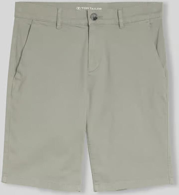 Tom Tailor slim fit chinobermuda van puur katoen - Foto 2