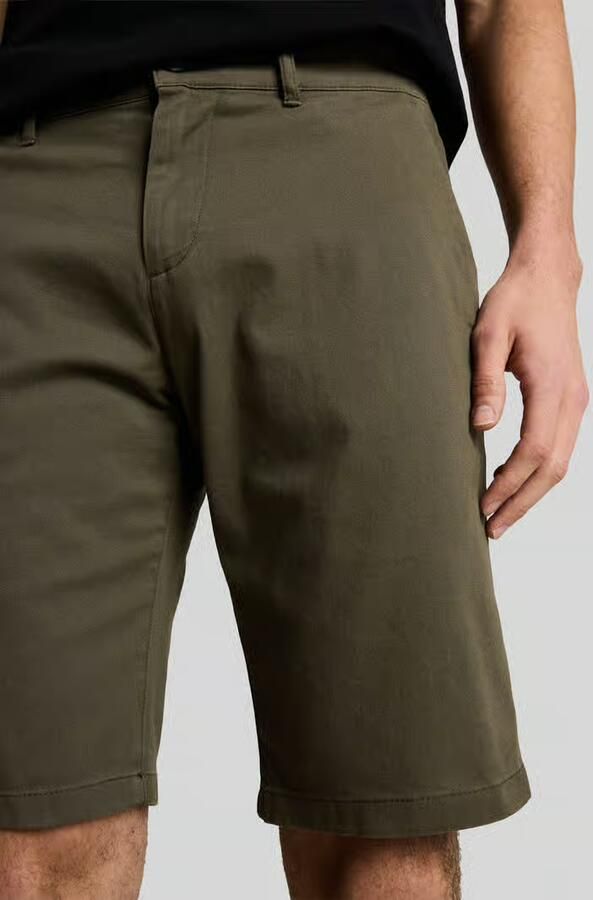 Tom Tailor slim fit chinobermuda van puur katoen