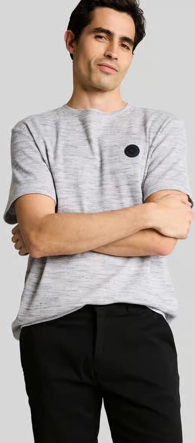 Tom Tailor slim fit chinobermuda van puur katoen