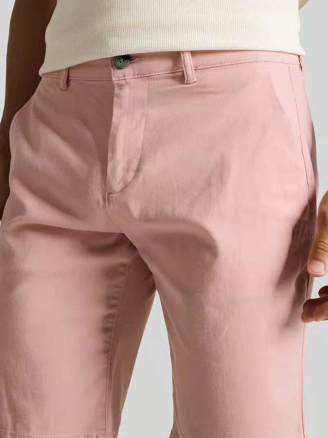 Tom Tailor slim fit chinobermuda van puur katoen