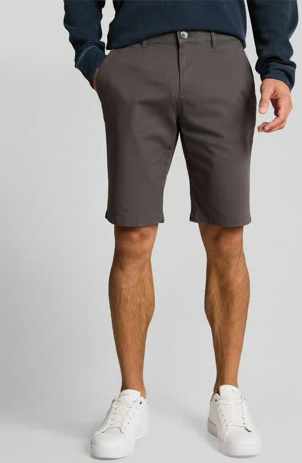 Tom Tailor slim fit chinobermuda van puur katoen - Foto 2