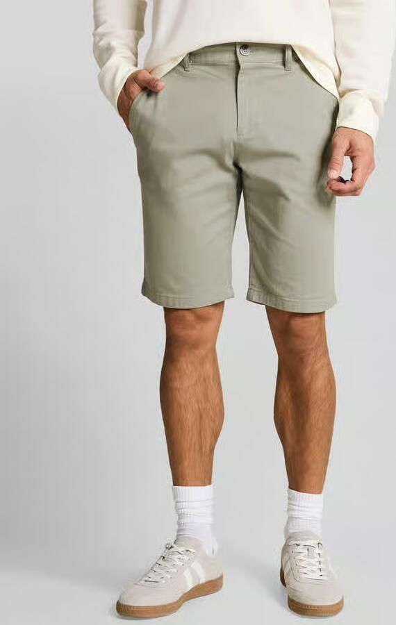 Tom Tailor slim fit chinobermuda van puur katoen - Foto 2