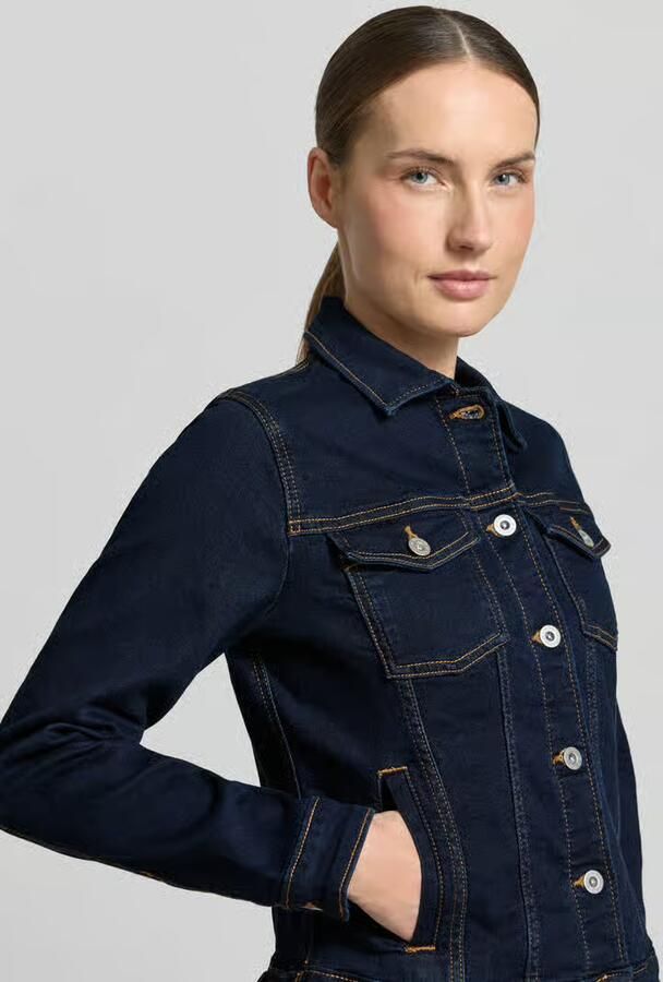 Tom Tailor slim fit jeansjack van katoenmix