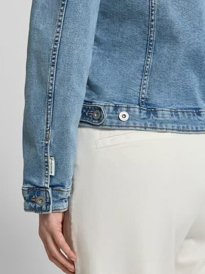 Tom Tailor slim fit jeansjack van katoenmix