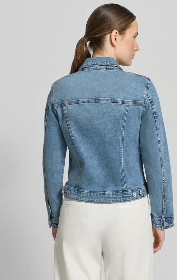 Tom Tailor slim fit jeansjack van katoenmix