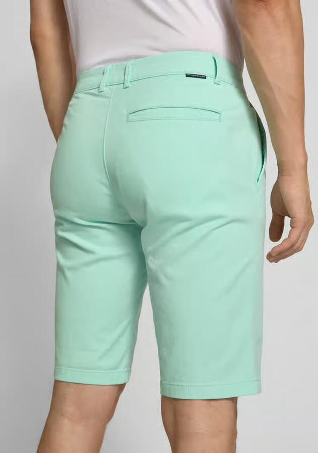 Tom Tailor Slim fit korte chino van katoenmix
