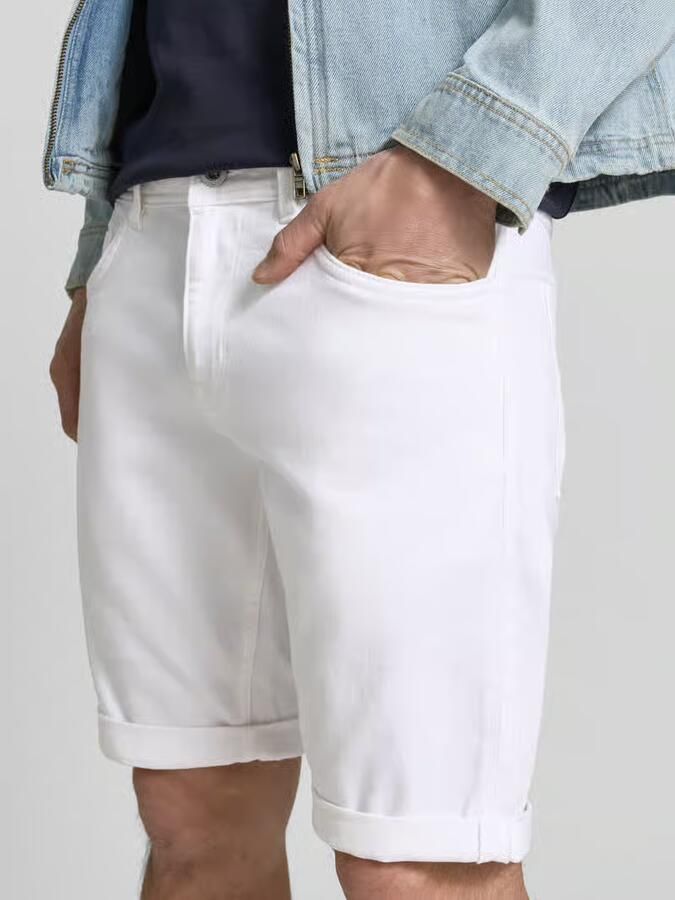 Tom Tailor slim fit korte jeans van katoenmix