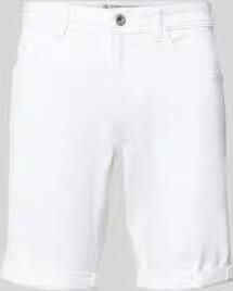 Tom Tailor slim fit korte jeans van katoenmix