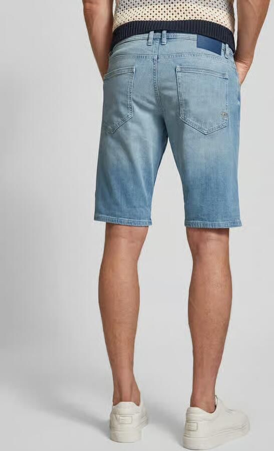 Tom Tailor Slim fit korte jeans van katoenmix model 'JOSH'