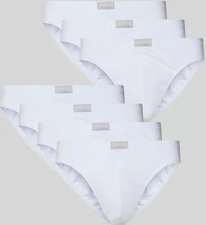 Tom Tailor Minislip Texas comfortabel basic nauw zacht ademend met logo brede band (Set van 7) - Foto 6