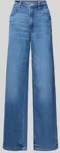 Tom Tailor Straight Fit Wide leg Jeans aus Katoenmix