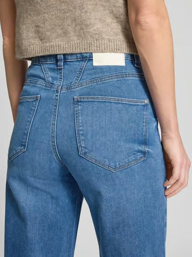 Tom Tailor Straight fit wide leg jeans van katoenmix - Foto 2