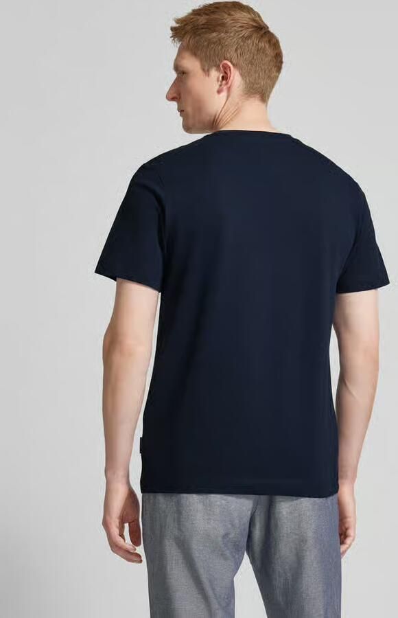 Tom Tailor T-shirt met piqué structuur - Foto 3