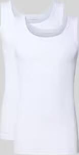Tom Tailor Tanktop Montana Ronde hals slim fit basic elastisch heupbedekkend (2-delig Set van 2) - Foto 5