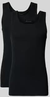 Tom Tailor Tanktop Montana Ronde hals slim fit basic elastisch heupbedekkend (2-delig Set van 2) - Foto 8