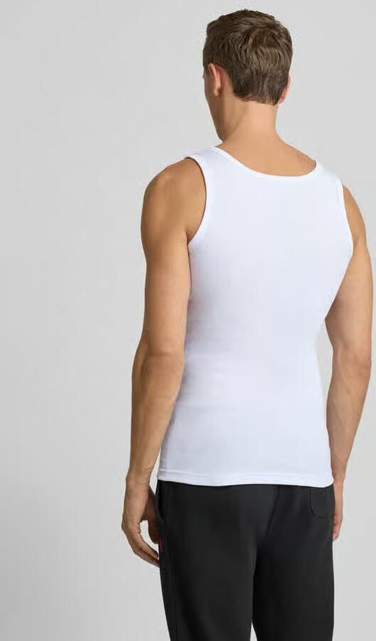 Tom Tailor Tanktop Montana Ronde hals slim fit basic elastisch heupbedekkend (2-delig Set van 2) - Foto 7
