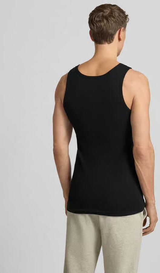 Tom Tailor Tanktop Montana Ronde hals slim fit basic elastisch heupbedekkend (2-delig Set van 2) - Foto 8