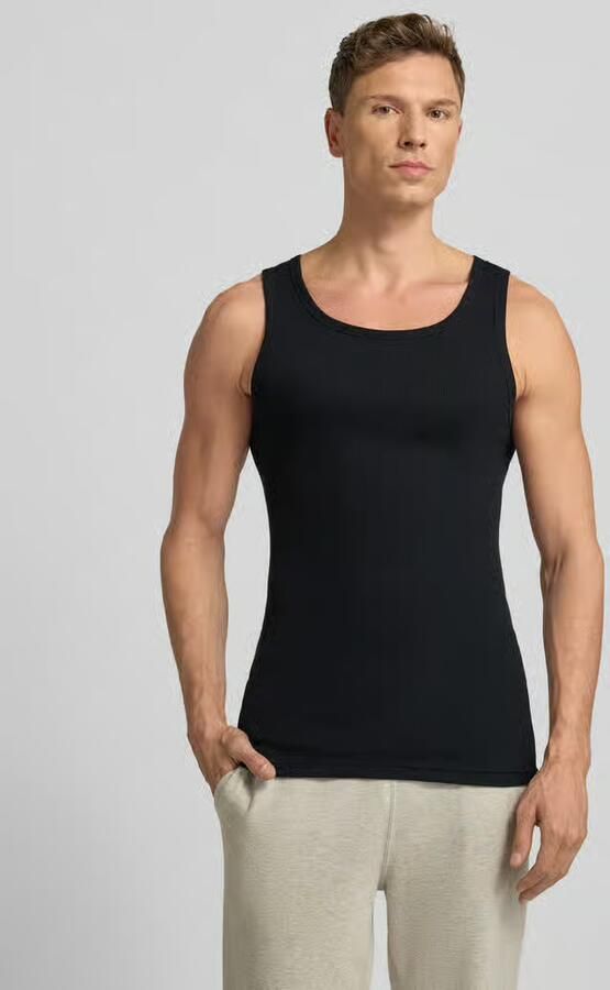 Tom Tailor Tanktop Montana Ronde hals slim fit basic elastisch heupbedekkend (2-delig Set van 2) - Foto 7