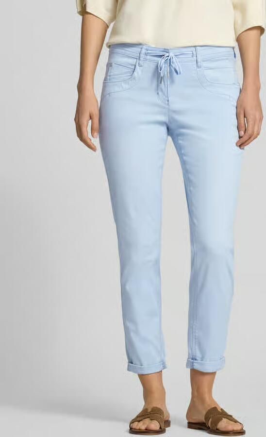 Tom Tailor Tapered fit Chino van katoenmix - Foto 2