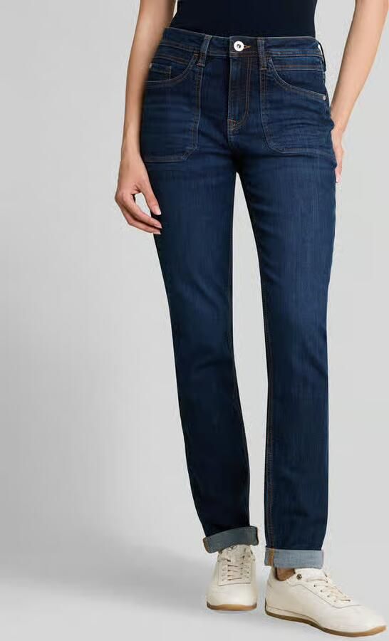 Tom Tailor tapered fit jeans van katoenmix model 'MAYA' - Foto 2