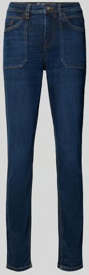 Tom Tailor tapered fit jeans van katoenmix model 'MAYA'