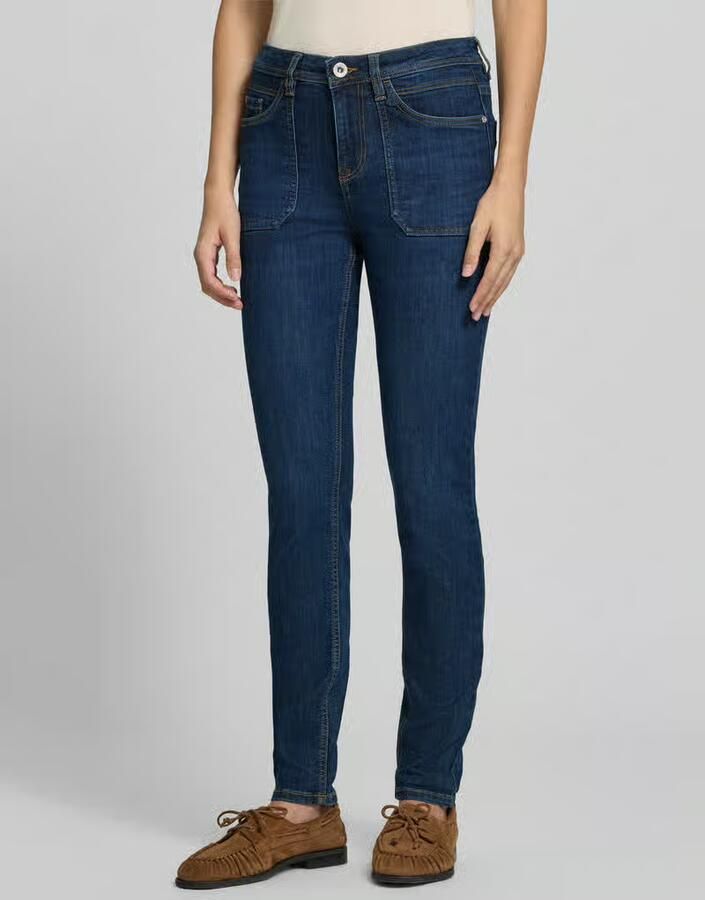 Tom Tailor tapered fit jeans van katoenmix model 'MAYA' - Foto 2
