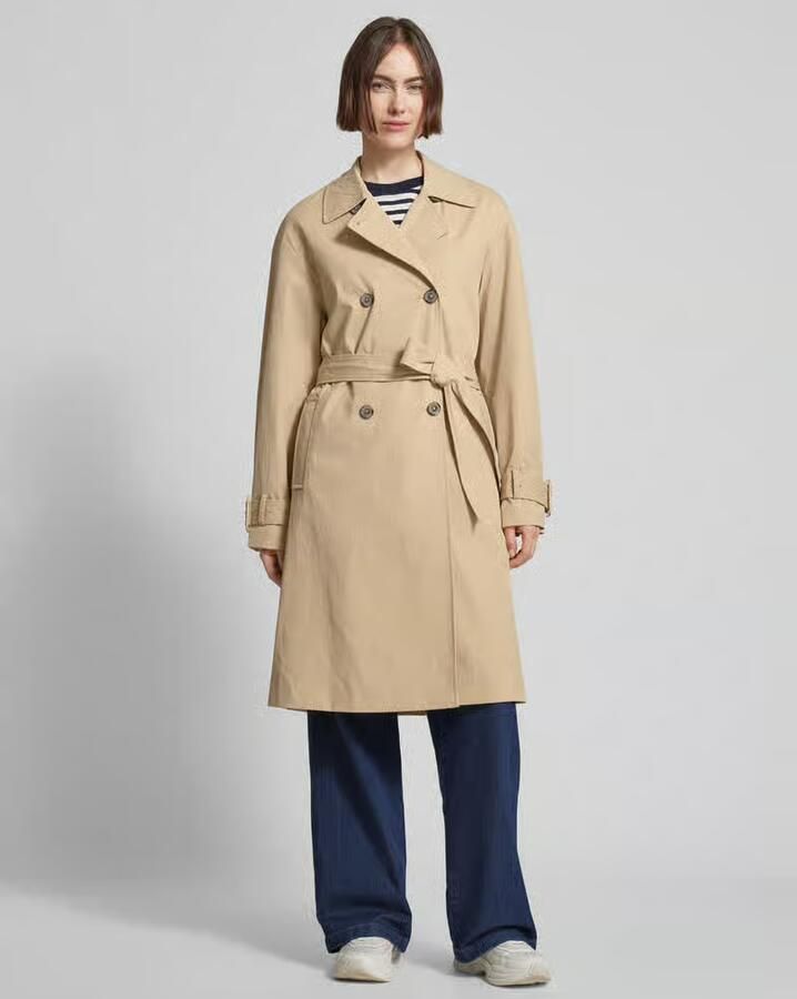Tom Tailor Trenchcoat met strikceintuur - Foto 2
