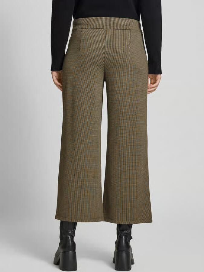 Tom Tailor Wide fit culotte met pied-de-poule-motief