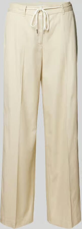Tom Tailor Wide fit wijde broek met tunnelkoord model 'LEA' - Foto 2