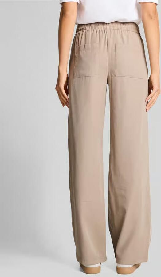 Tom Tailor wide leg broek met tunnelkoord - Foto 3